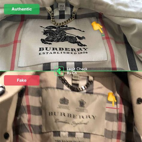 how to spot fake burberry brit jacket|burberry brit coat authenticity.